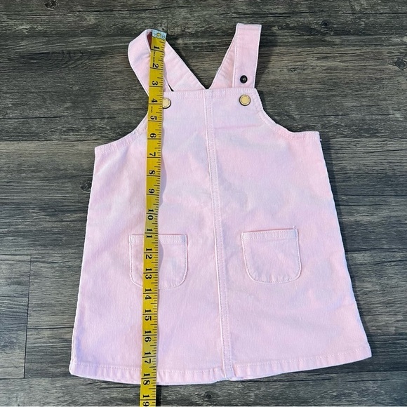 Joe Fresh Baby Girls Light Pink Corduroy Adjustable Straps Jumper Dress 18/24 M - Picture 3 of 10